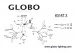 Люстра Globo 63167-3 Giulietta