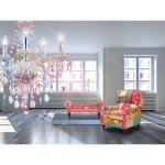 Люстра цветная хрустальная Globo 63218-5