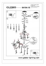 Люстра Globo 64104-15 Dunja