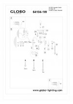 Светильник Globo 64104-1W