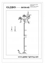 Торшер Globo 64104-4S