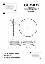 Светильник Globo 67037-44 Marilyn I