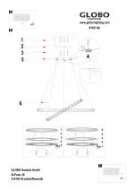Люстра Globo 67037-60 Marilyn I
