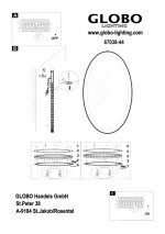 Светильник Globo 67038-44 Marilyn I