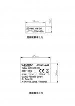 Люстра Globo 67047-44R Marilyn I