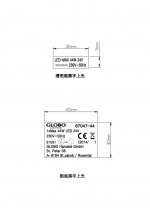 Люстра Globo 67047-44 Marilyn I