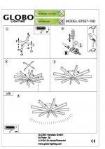 Светильник Globo 67057-10D