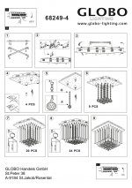Люстра Globo 68249-4 Kimi