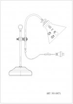 Настольная лампа Globo 6871 Landlife