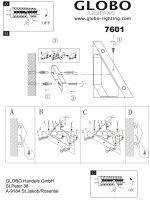 Светильник Globo 7601 Gordon