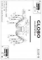 Светильник лофт стиля Globo A110-8