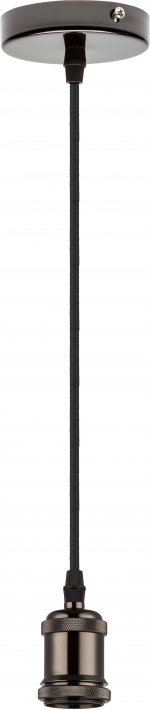 Ретро патрон с черным шнуром Globo A16