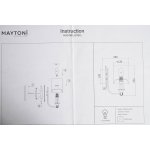 Светильник бра Maytoni H004WL-01BG