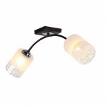 Люстра HIPER H010-2 2*E27*60Вт BLACK/CHROME Sally