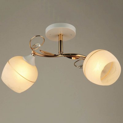 Люстра HIPER H020-2 2*E27*60Вт WHITE/GOLD Mila Люстра HIPER H020-2 2*E27*60Вт WHITE/GOLD Mila