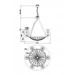 Подвесной светильник Maytoni Maytoni H021PL-06CH Pantheon