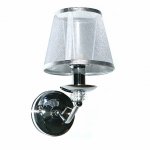 Бра HIPER H027-1 1*E14*60Вт CHROME/WHITE Amelia