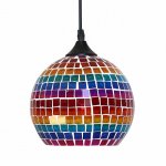 Подвес HIPER H034-3 1*E27*60Вт MOSAIC Tiffany