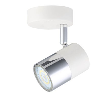 Светильник поворотный HIPER H078-1 1*GU10*50Вт WHITE/CHROME Alba Светильник поворотный HIPER H078-1 1*GU10*50Вт WHITE/CHROME Alba