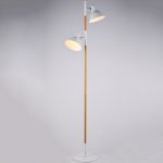 Торшер HIPER H089-2 2*Е27*60Вт WHITE/BROWN TORINO