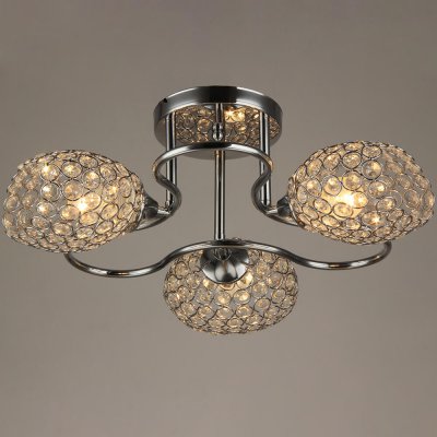 Люстра HIPER H100-3 3*Е27*60Вт CHROME NAPOLI Люстра HIPER H100-3 3*Е27*60Вт CHROME NAPOLI