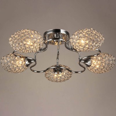 Люстра HIPER H100-5 5*Е27*60Вт CHROME NAPOLI Люстра HIPER H100-5 5*Е27*60Вт CHROME NAPOLI