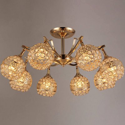 Люстра HIPER H101-8 8*Е27*60Вт GOLD RAVENNA Люстра HIPER H101-8 8*Е27*60Вт GOLD RAVENNA