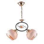 Потолочный светильник HIPER H134-2 2*E27*60Вт BLACK/GOLD MODERN