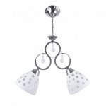 Потолочный светильник HIPER H135-2 2*E27*60Вт BLACK/CHROME MODERN