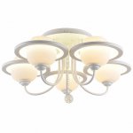 Люстра HIPER H804-5 5*E27*60Вт + LED 70Вт WHITE Ronda