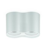 Светильник Gauss Overhead наклдвойной цилиндр 24W 1600lm 3000K 170-240V IP20 180*100мм белый LED (HD032)
