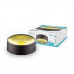 Светильник Gauss Overhead накл цил 12W 770lm 4000K 170-240V IP20 140*50мм черный золото LED (HD040)