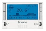 Legrand Bticino Axolute HD4451 White Термостат электронный программир 7прог/7 дней, 2х1,5V 3 мод