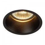 SLV 112910 HORN GU10 Downlight, rund, mattschwarz, max. 50W