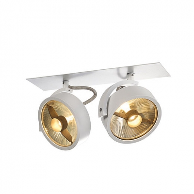 SLV 113361 KALU Einbauleuchte, 2 Spots, mattweiss, 2xES111, max. 2x75W SLV 113361 KALU Einbauleuchte, 2 Spots, mattweiss, 2xES111, max. 2x75W