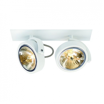 SLV 113411 KALU RECESSED 2 Einbauleuchte, mattweiss, 2xQRB111, max. 2x50W SLV 113411 KALU RECESSED 2 Einbauleuchte, mattweiss, 2xQRB111, max. 2x50W