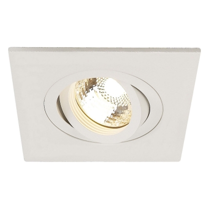 SLV 113451 NEW TRIA XL SQUARE GU10 Downlight, mattweiss, max. 50W, inkl. Clipfedern SLV 113451 NEW TRIA XL SQUARE GU10 Downlight, mattweiss, max. 50W, inkl. Clipfedern