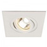 SLV 113451 NEW TRIA XL SQUARE GU10 Downlight, mattweiss, max. 50W, inkl. Clipfedern