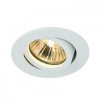 SLV 113461 NEW TRIA 68 GU10 ROUND, Downlight, mattweiss, max. 50W, inkl. Clipfedern