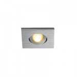 SLV 114406 NEW TRIA MINI DL SQUARE Set, alu-brushed, 30°, 3000K, inkl. Treiber, Clipfed.