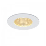 SLV 114421 PATTA-I, Deckeneinbauleuchte, rund, mattweiss, 38°, 3000K, inkl. Treiber