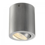SLV 113936 TRILEDO ROUND CL Aufbau- downlight, alu-brushed, LED, 6W, 38°, 3000K, inkl. Treiber