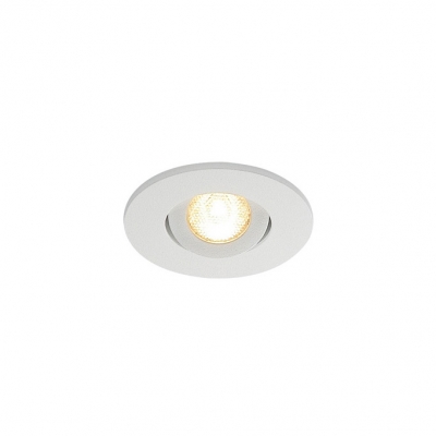 SLV 113971 NEW TRIA MINI DL ROUND Set Downlight, mattweiss, 30°, 3000K, inkl. Treiber, Clipfed.
