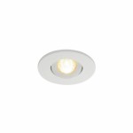 SLV 113971 NEW TRIA MINI DL ROUND Set Downlight, mattweiss, 30°, 3000K, inkl. Treiber, Clipfed.