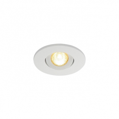 SLV 113981 NEW TRIA MINI DL ROUND Downlight, mattweiss, 30°, 3000K, inkl. MI-Stecker,Clipf.