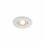 SLV 113981 NEW TRIA MINI DL ROUND Downlight, mattweiss, 30°, 3000K, inkl. MI-Stecker,Clipf.