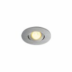 SLV 113986 NEW TRIA MINI DL ROUND Downlight, alu-brushed, 30°, 3000K, inkl. MI-Stecker,Clipf.