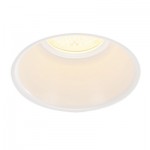 SLV 114071 Zierrahmen f?r FIRE RATED DOWNLIGHT, trichterf?rmig, weiss, mit klarem Glas
