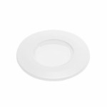 SLV 114081 Zierrahmen f?r FIRE RATED DOWNLIGHT, flach, rund, weiss, mit klarem Glas