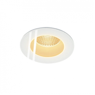 SLV 114441 PATTA-F, Deckeneinbauleuchte, rund, mattweiss, 38°, 3000K, inkl. Treiber